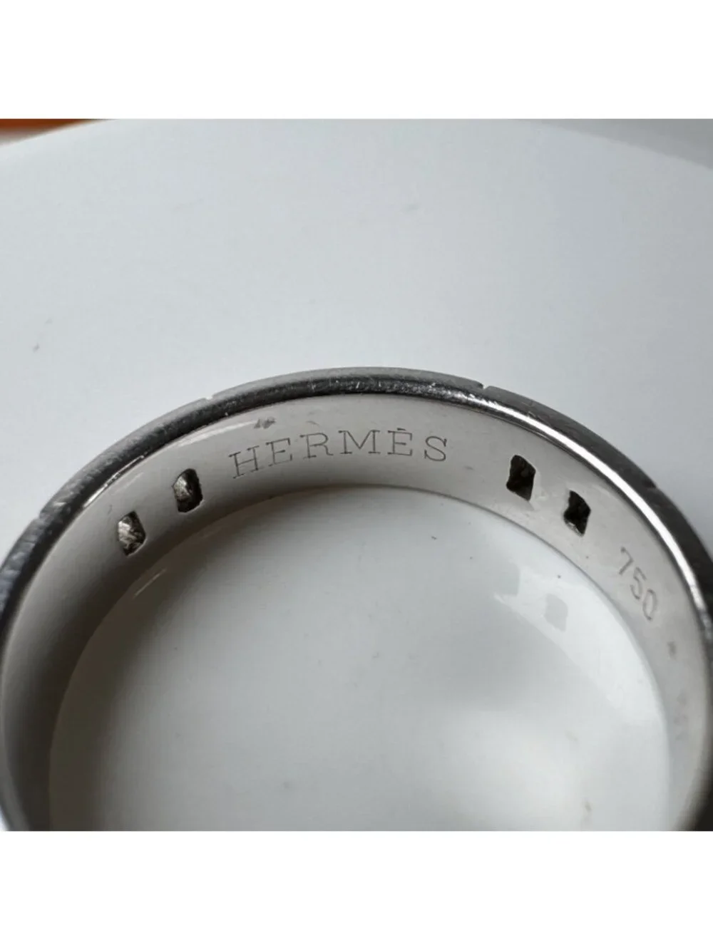 Hermes Cles Sling 18k 57 16.5 Ring